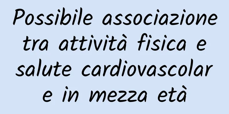 Possibile associazione tra attività fisica e salute cardiovascolare in mezza età
