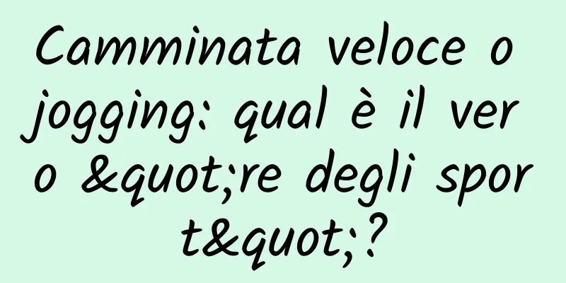Camminata veloce o jogging: qual è il vero "re degli sport"?