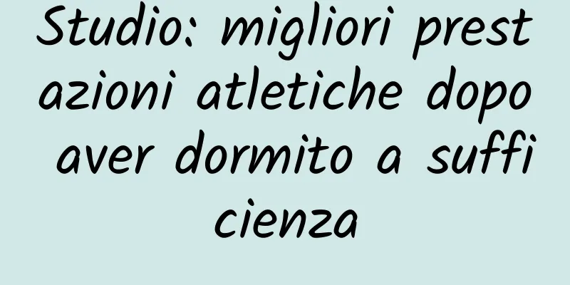 Studio: migliori prestazioni atletiche dopo aver dormito a sufficienza