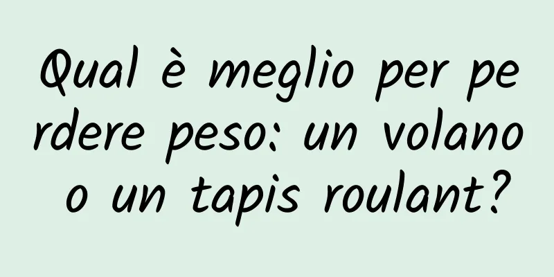 Qual è meglio per perdere peso: un volano o un tapis roulant?