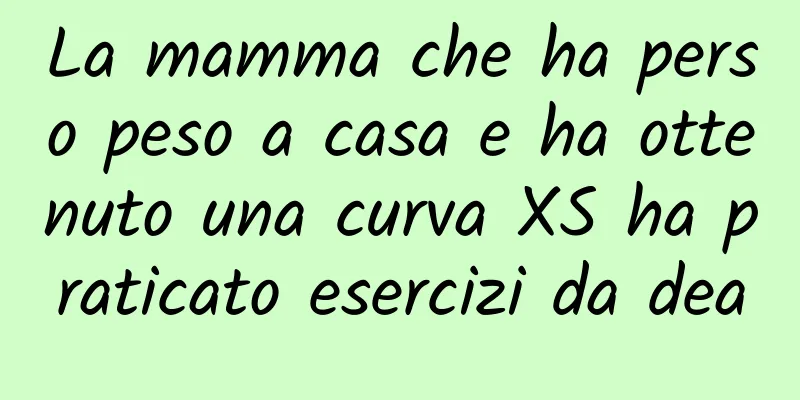 La mamma che ha perso peso a casa e ha ottenuto una curva XS ha praticato esercizi da dea