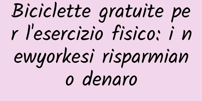 Biciclette gratuite per l'esercizio fisico: i newyorkesi risparmiano denaro