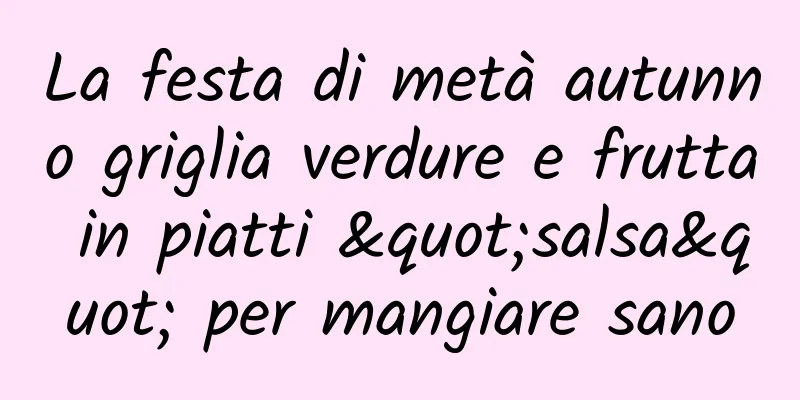La festa di metà autunno griglia verdure e frutta in piatti "salsa" per mangiare sano