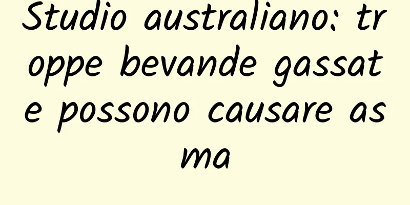 Studio australiano: troppe bevande gassate possono causare asma