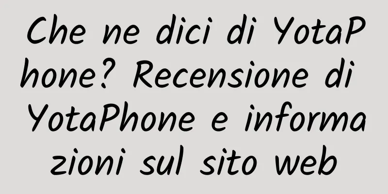 Che ne dici di YotaPhone? Recensione di YotaPhone e informazioni sul sito web