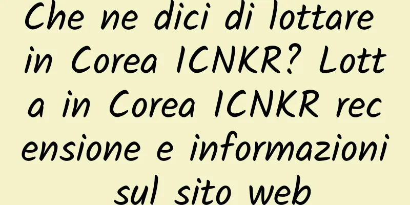 Che ne dici di lottare in Corea ICNKR? Lotta in Corea ICNKR recensione e informazioni sul sito web