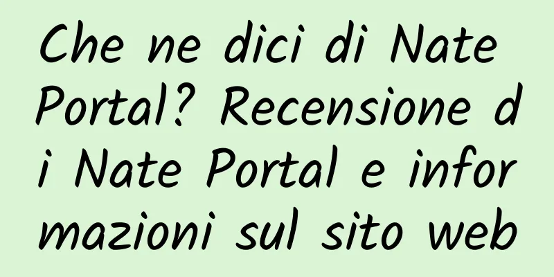 Che ne dici di Nate Portal? Recensione di Nate Portal e informazioni sul sito web