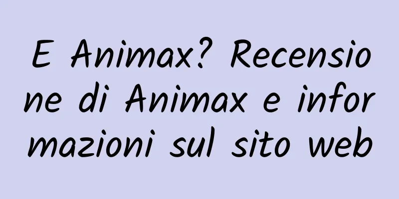 E Animax? Recensione di Animax e informazioni sul sito web