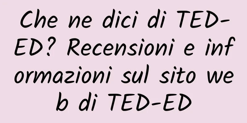 Che ne dici di TED-ED? Recensioni e informazioni sul sito web di TED-ED
