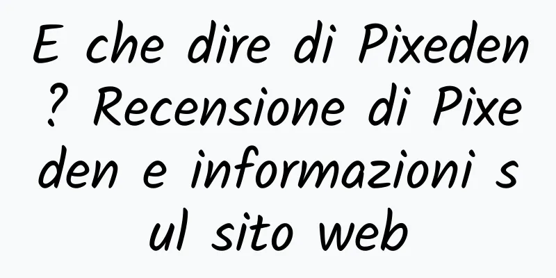 E che dire di Pixeden? Recensione di Pixeden e informazioni sul sito web
