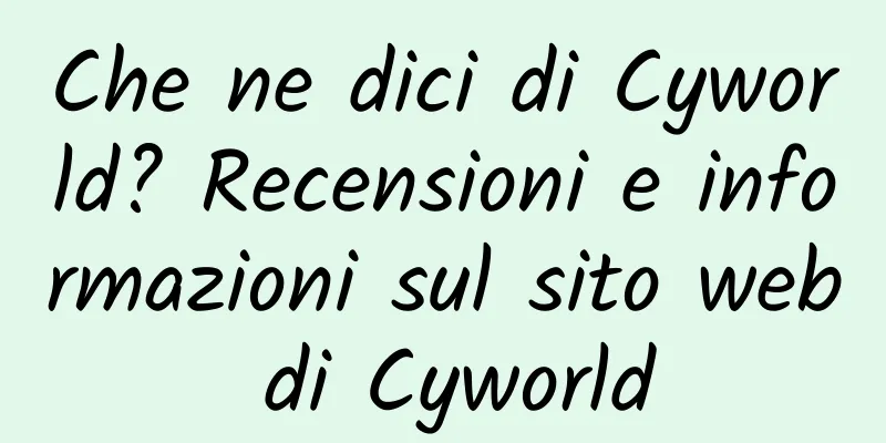 Che ne dici di Cyworld? Recensioni e informazioni sul sito web di Cyworld