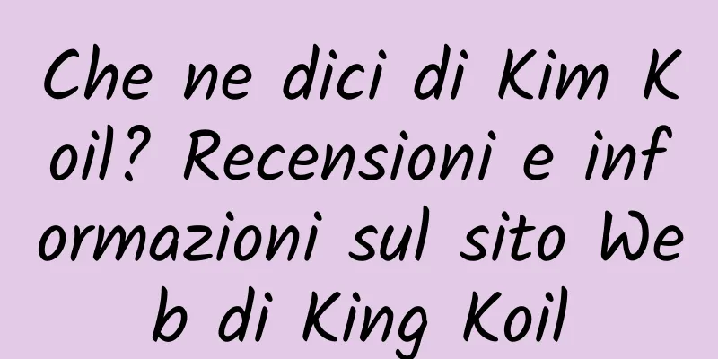 Che ne dici di Kim Koil? Recensioni e informazioni sul sito Web di King Koil