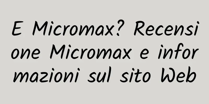 E Micromax? Recensione Micromax e informazioni sul sito Web
