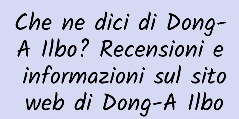 Che ne dici di Dong-A Ilbo? Recensioni e informazioni sul sito web di Dong-A Ilbo