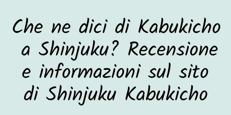 Che ne dici di Kabukicho a Shinjuku? Recensione e informazioni sul sito di Shinjuku Kabukicho
