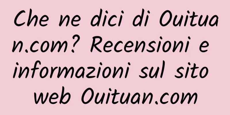 Che ne dici di Ouituan.com? Recensioni e informazioni sul sito web Ouituan.com