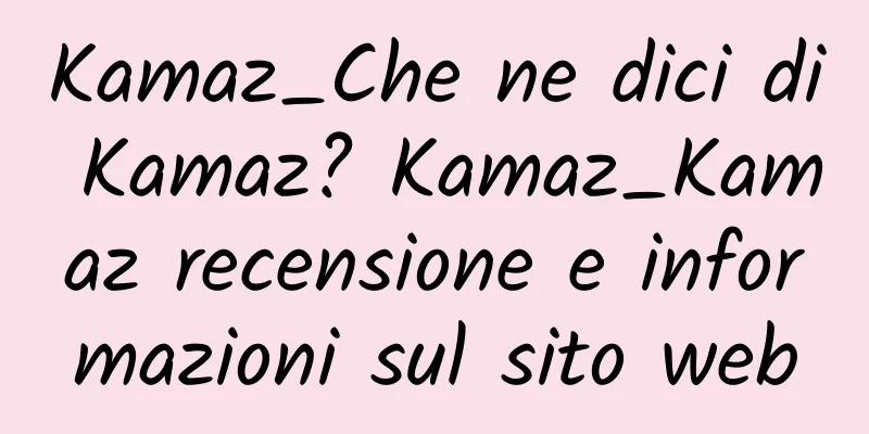 Kamaz_Che ne dici di Kamaz? Kamaz_Kamaz recensione e informazioni sul sito web