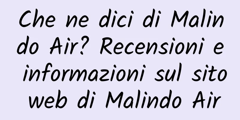 Che ne dici di Malindo Air? Recensioni e informazioni sul sito web di Malindo Air