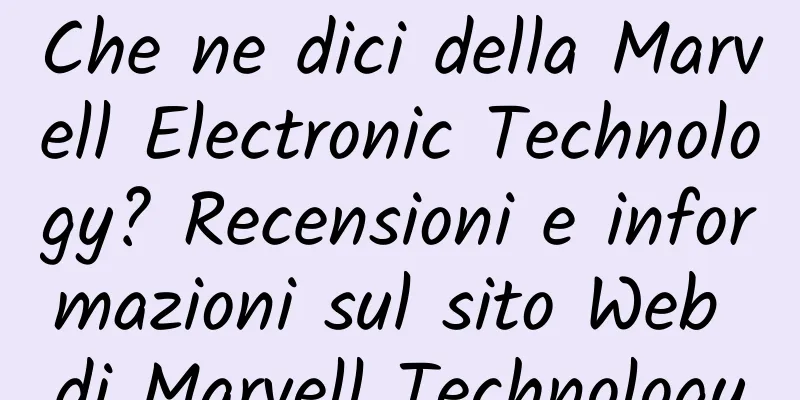 Che ne dici della Marvell Electronic Technology? Recensioni e informazioni sul sito Web di Marvell Technology