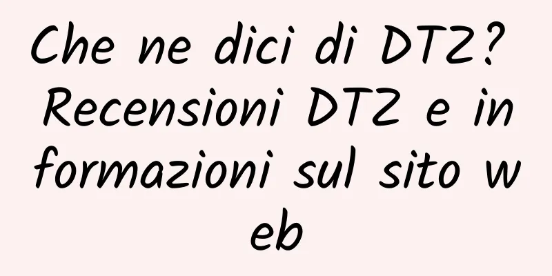 Che ne dici di DTZ? Recensioni DTZ e informazioni sul sito web