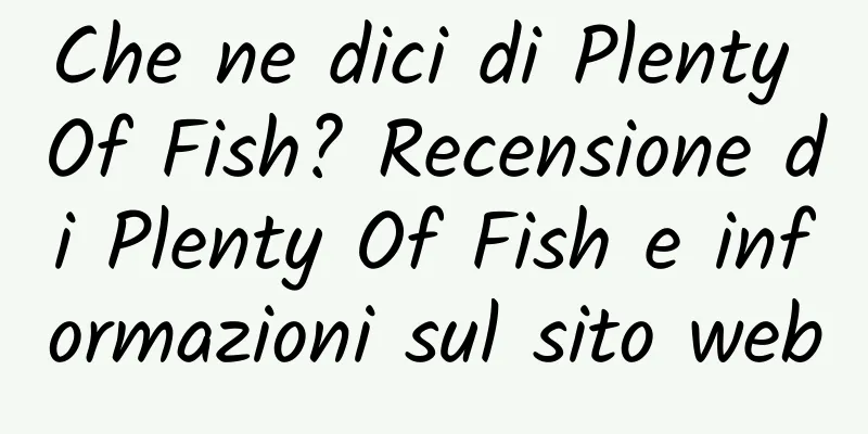 Che ne dici di Plenty Of Fish? Recensione di Plenty Of Fish e informazioni sul sito web