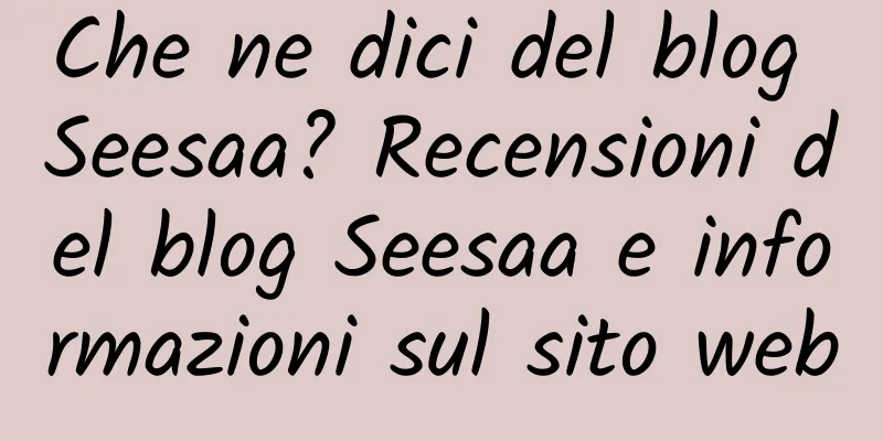 Che ne dici del blog Seesaa? Recensioni del blog Seesaa e informazioni sul sito web