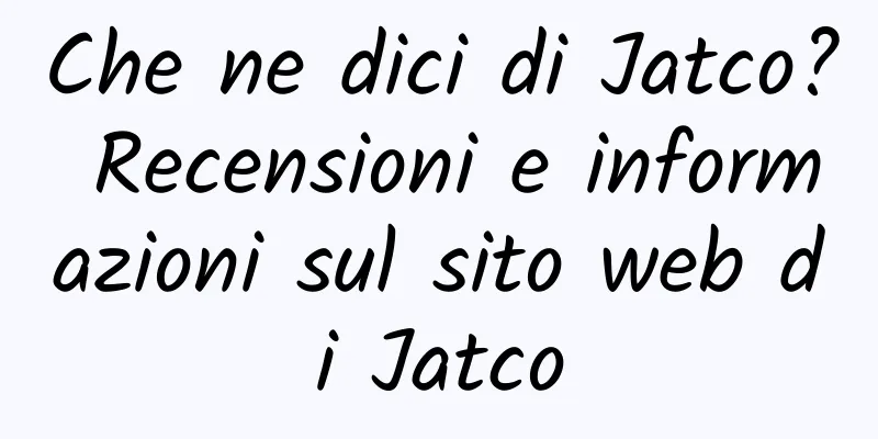 Che ne dici di Jatco? Recensioni e informazioni sul sito web di Jatco