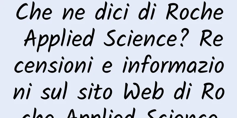 Che ne dici di Roche Applied Science? Recensioni e informazioni sul sito Web di Roche Applied Science