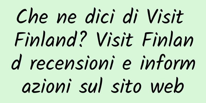 Che ne dici di Visit Finland? Visit Finland recensioni e informazioni sul sito web