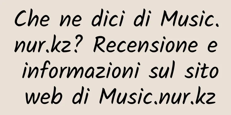 Che ne dici di Music.nur.kz? Recensione e informazioni sul sito web di Music.nur.kz