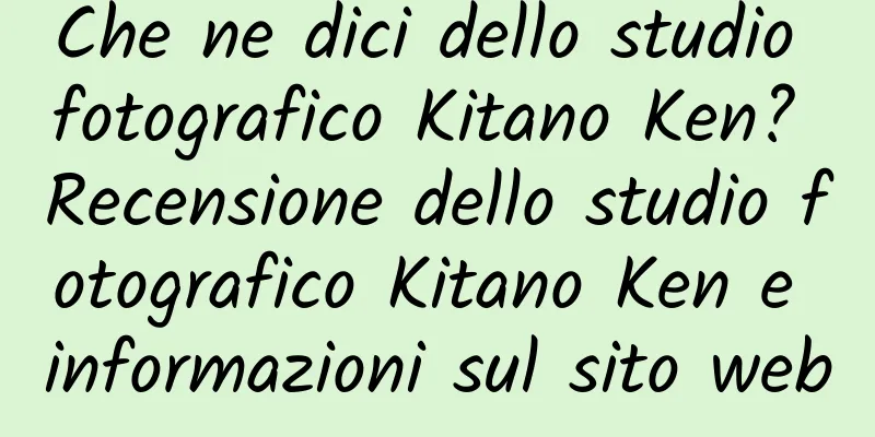 Che ne dici dello studio fotografico Kitano Ken? Recensione dello studio fotografico Kitano Ken e informazioni sul sito web