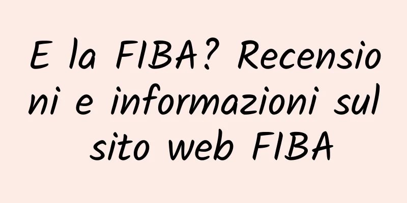 E la FIBA? Recensioni e informazioni sul sito web FIBA