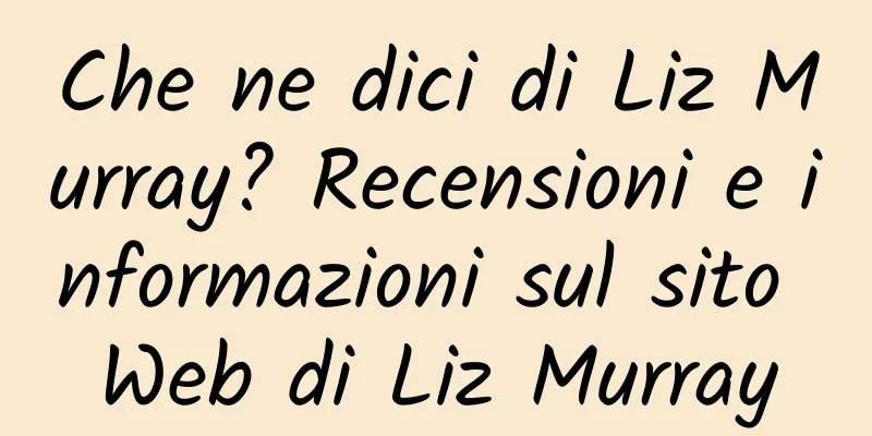 Che ne dici di Liz Murray? Recensioni e informazioni sul sito Web di Liz Murray
