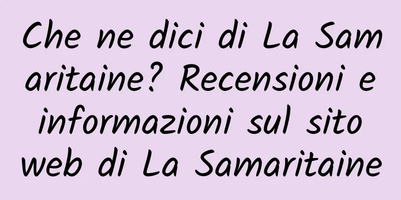 Che ne dici di La Samaritaine? Recensioni e informazioni sul sito web di La Samaritaine
