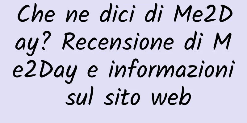 Che ne dici di Me2Day? Recensione di Me2Day e informazioni sul sito web