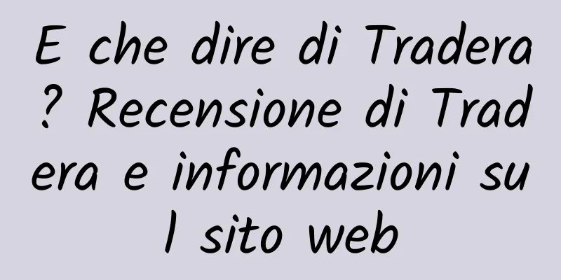 E che dire di Tradera? Recensione di Tradera e informazioni sul sito web