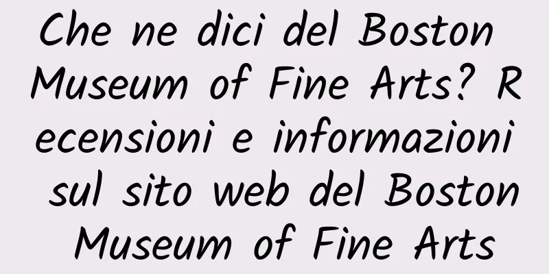 Che ne dici del Boston Museum of Fine Arts? Recensioni e informazioni sul sito web del Boston Museum of Fine Arts