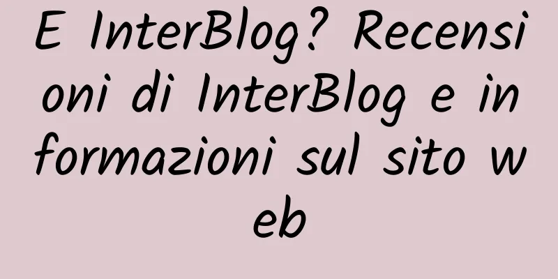 E InterBlog? Recensioni di InterBlog e informazioni sul sito web