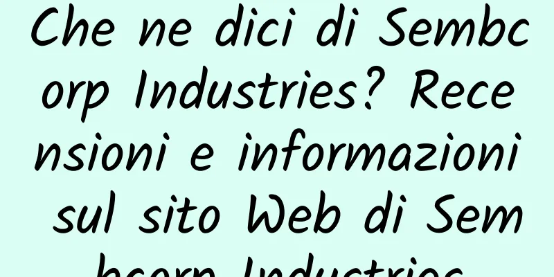 Che ne dici di Sembcorp Industries? Recensioni e informazioni sul sito Web di Sembcorp Industries