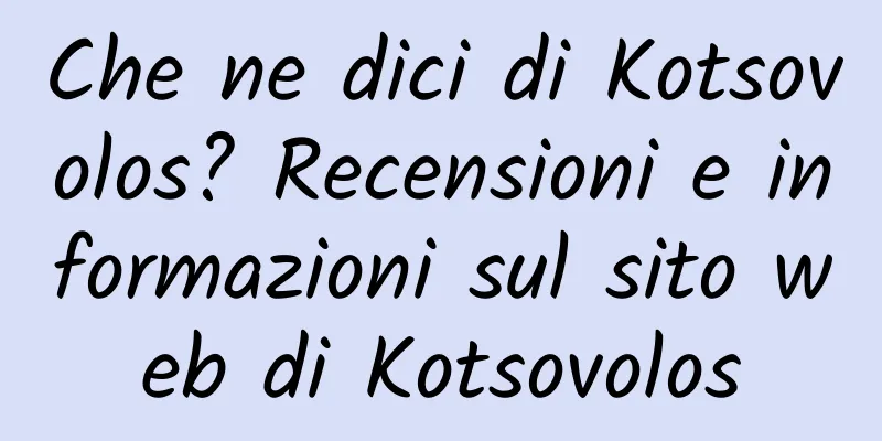 Che ne dici di Kotsovolos? Recensioni e informazioni sul sito web di Kotsovolos