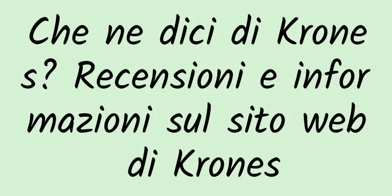Che ne dici di Krones? Recensioni e informazioni sul sito web di Krones