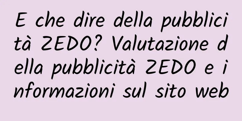 E che dire della pubblicità ZEDO? Valutazione della pubblicità ZEDO e informazioni sul sito web