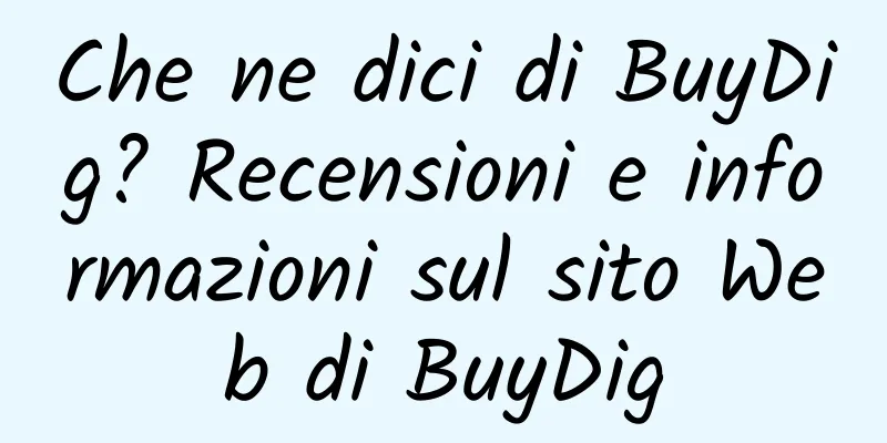 Che ne dici di BuyDig? Recensioni e informazioni sul sito Web di BuyDig