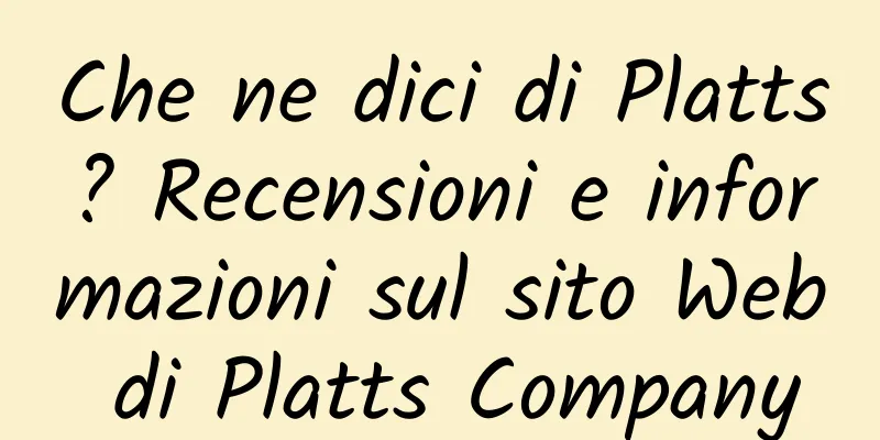 Che ne dici di Platts? Recensioni e informazioni sul sito Web di Platts Company