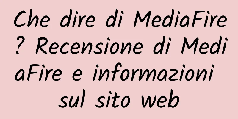 Che dire di MediaFire? Recensione di MediaFire e informazioni sul sito web