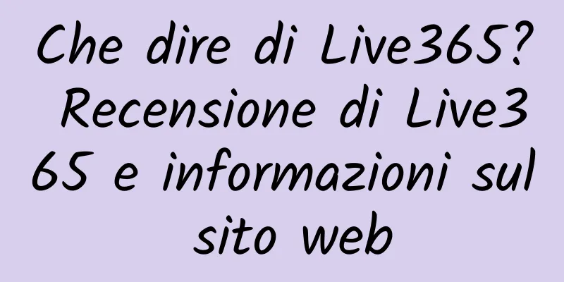 Che dire di Live365? Recensione di Live365 e informazioni sul sito web