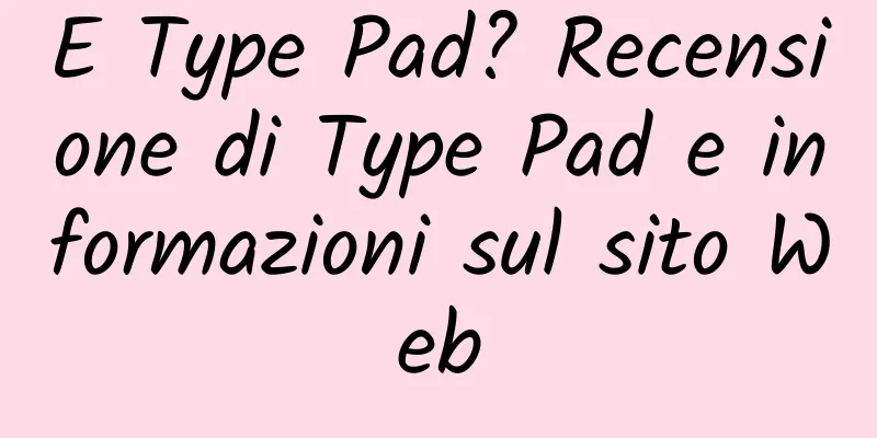 E Type Pad? Recensione di Type Pad e informazioni sul sito Web