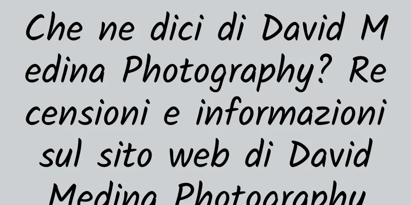 Che ne dici di David Medina Photography? Recensioni e informazioni sul sito web di David Medina Photography