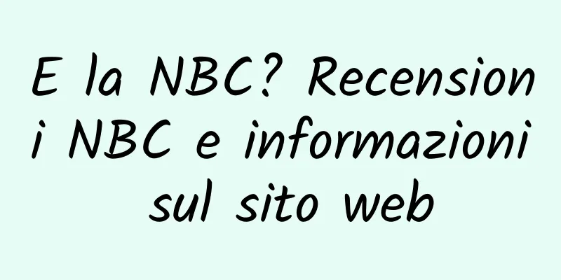 E la NBC? Recensioni NBC e informazioni sul sito web