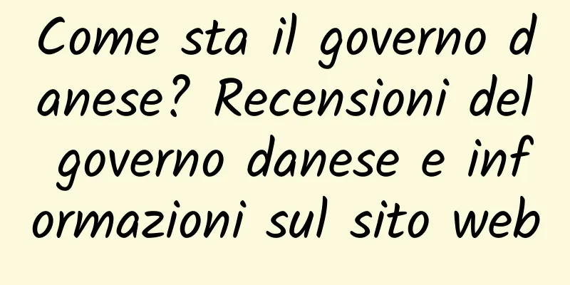 Come sta il governo danese? Recensioni del governo danese e informazioni sul sito web